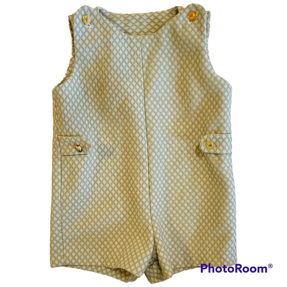 Vintage handmade brocade romper